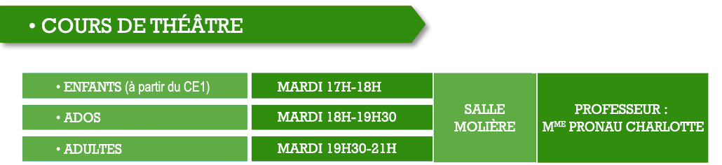 HORAIRES FM LOUVROIL 2026-2027 Theatre copie